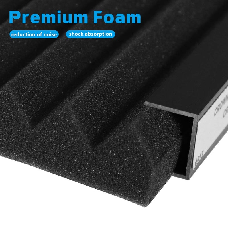 Air Jade Window Air Conditioner Side Panels, AC Side Insulated Foam Panels, 17" x 9" x 7/8", Window Insulation and Seal Kit, Pack of 2, Black - Image 5